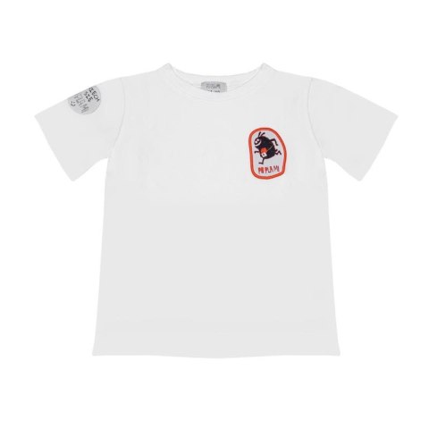 T-shirt dziecięcy śmietankowy