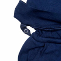 Granatowa bluza na zamek typu bomber