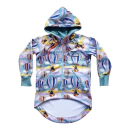 Kurtka softshell dla dzieci i rodziców, wzór balony
